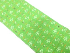 絣柄織り出し　名古屋帯